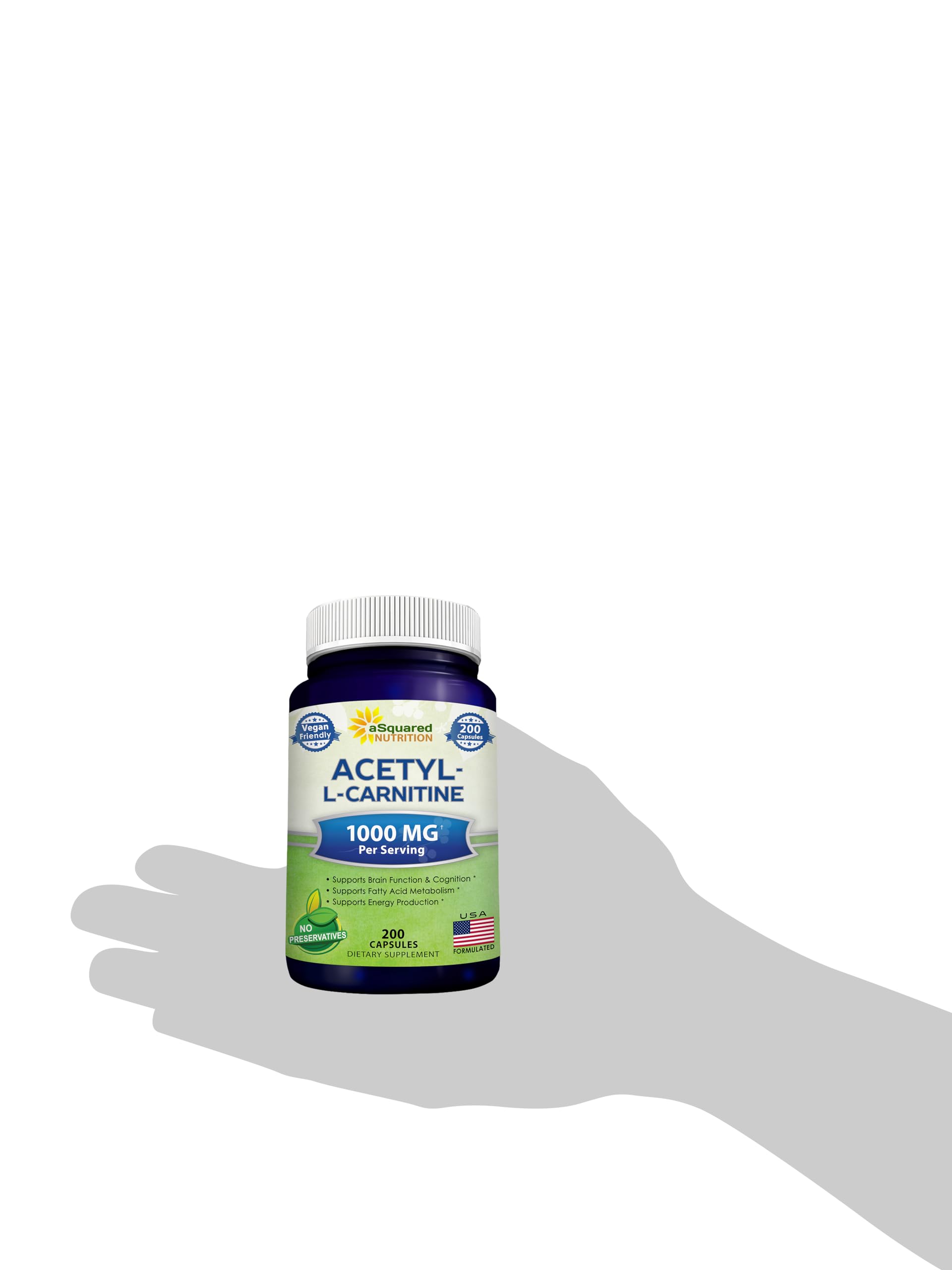 Daily routine with aSquared Nutrition Acetyl L-Carnitine.