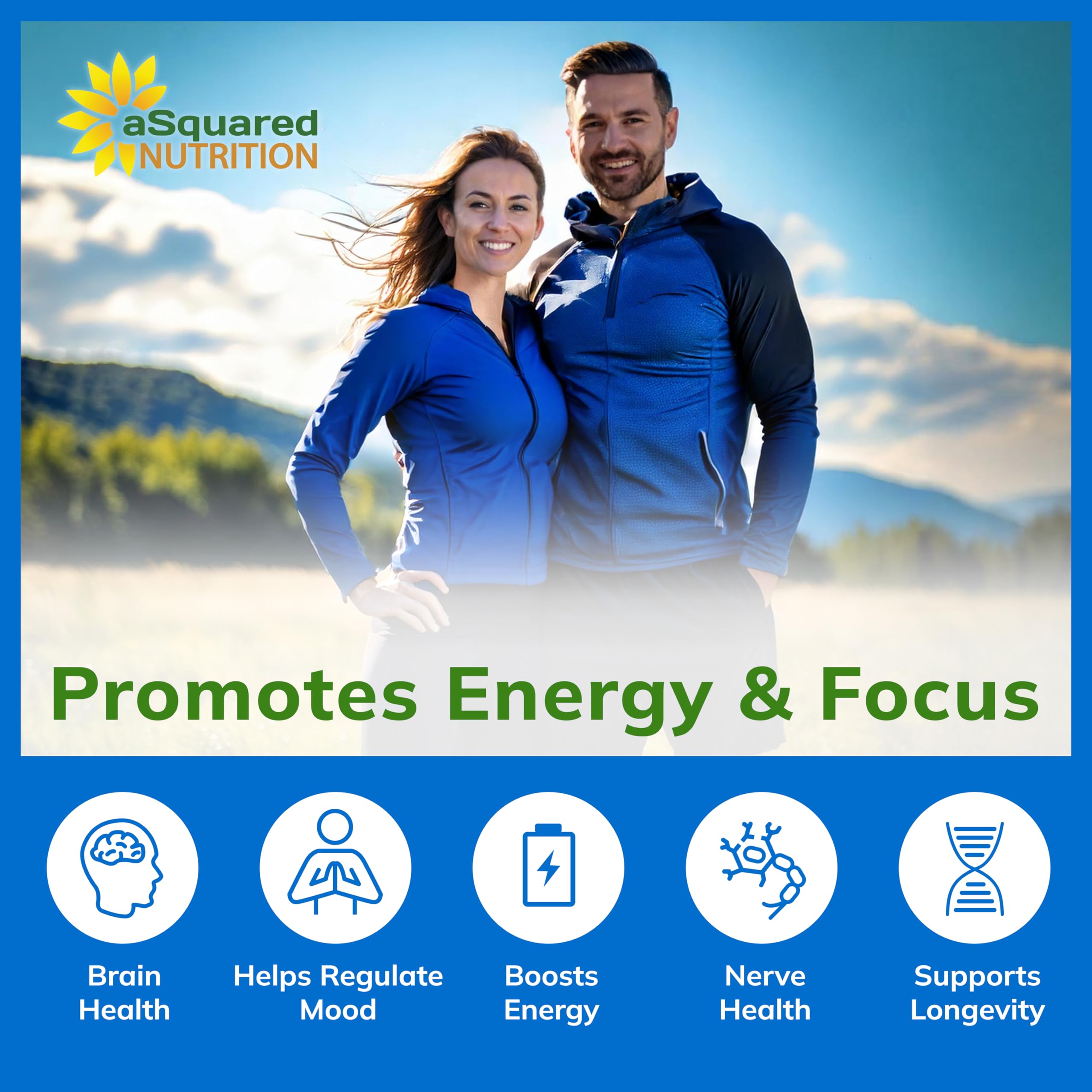 Soy- and gluten-free formula from aSquared Nutrition Acetyl L-Carnitine.