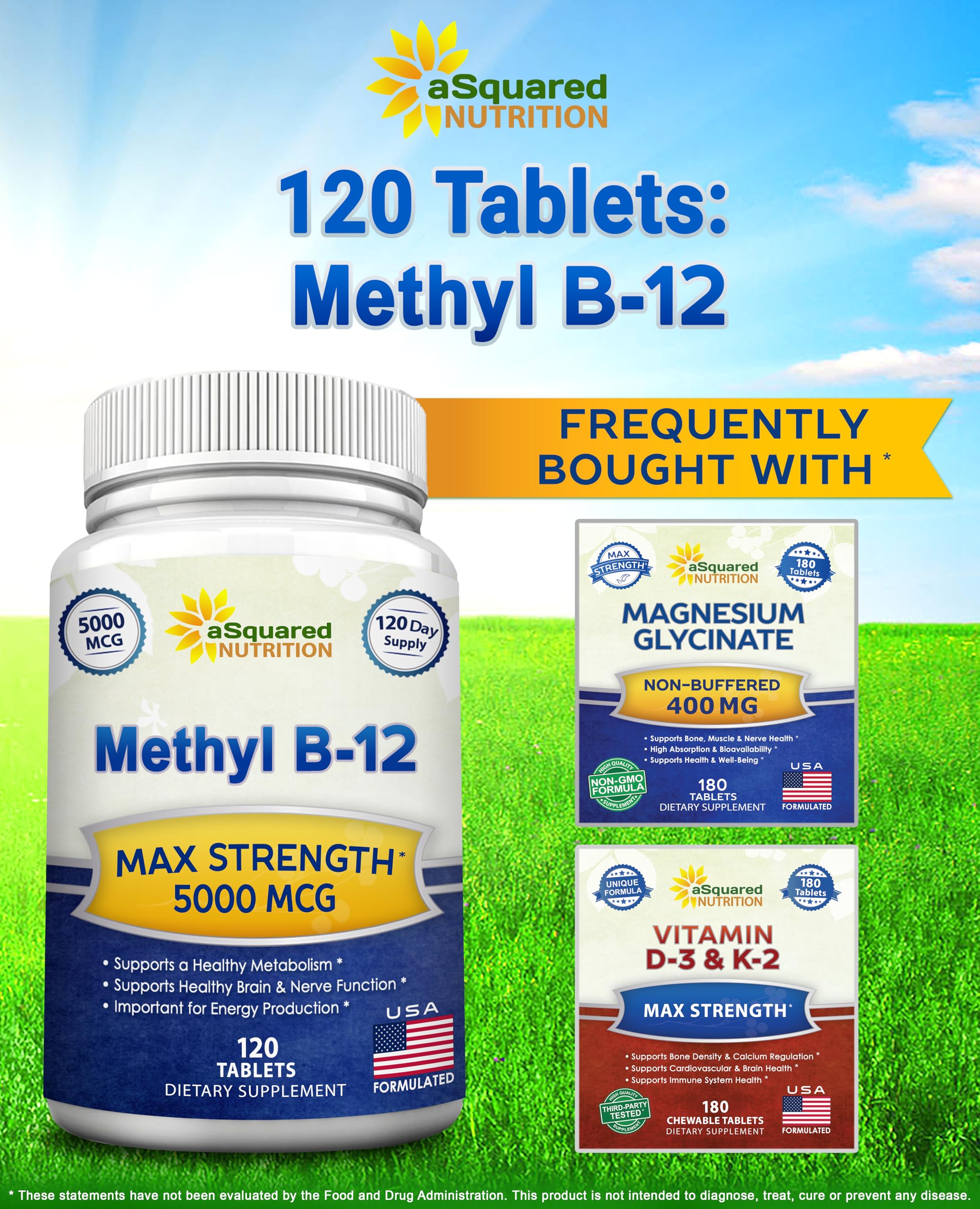 aSquared Nutrition B12 quality seal confirms GMP standard