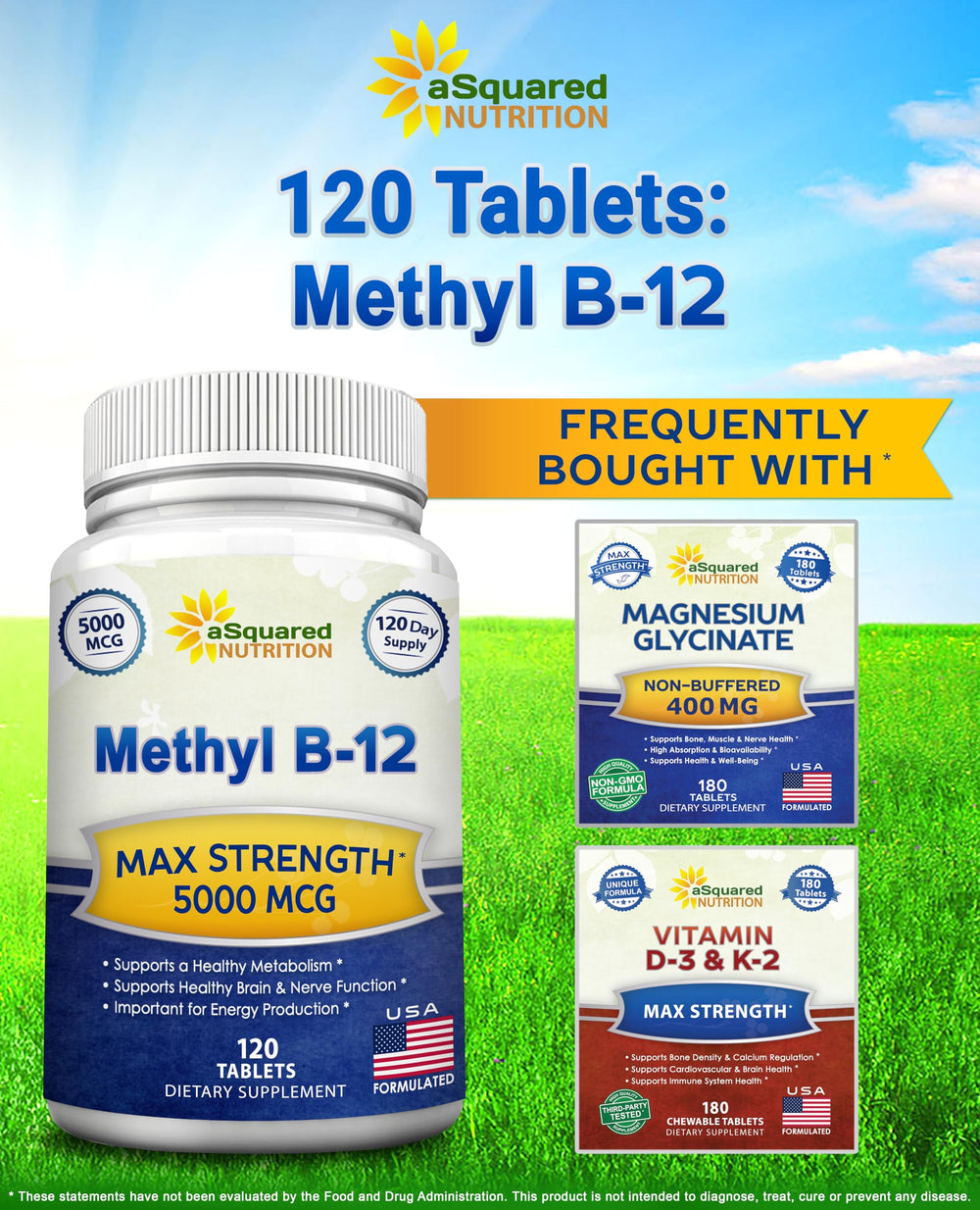 aSquared Nutrition B12 quality seal confirms GMP standard