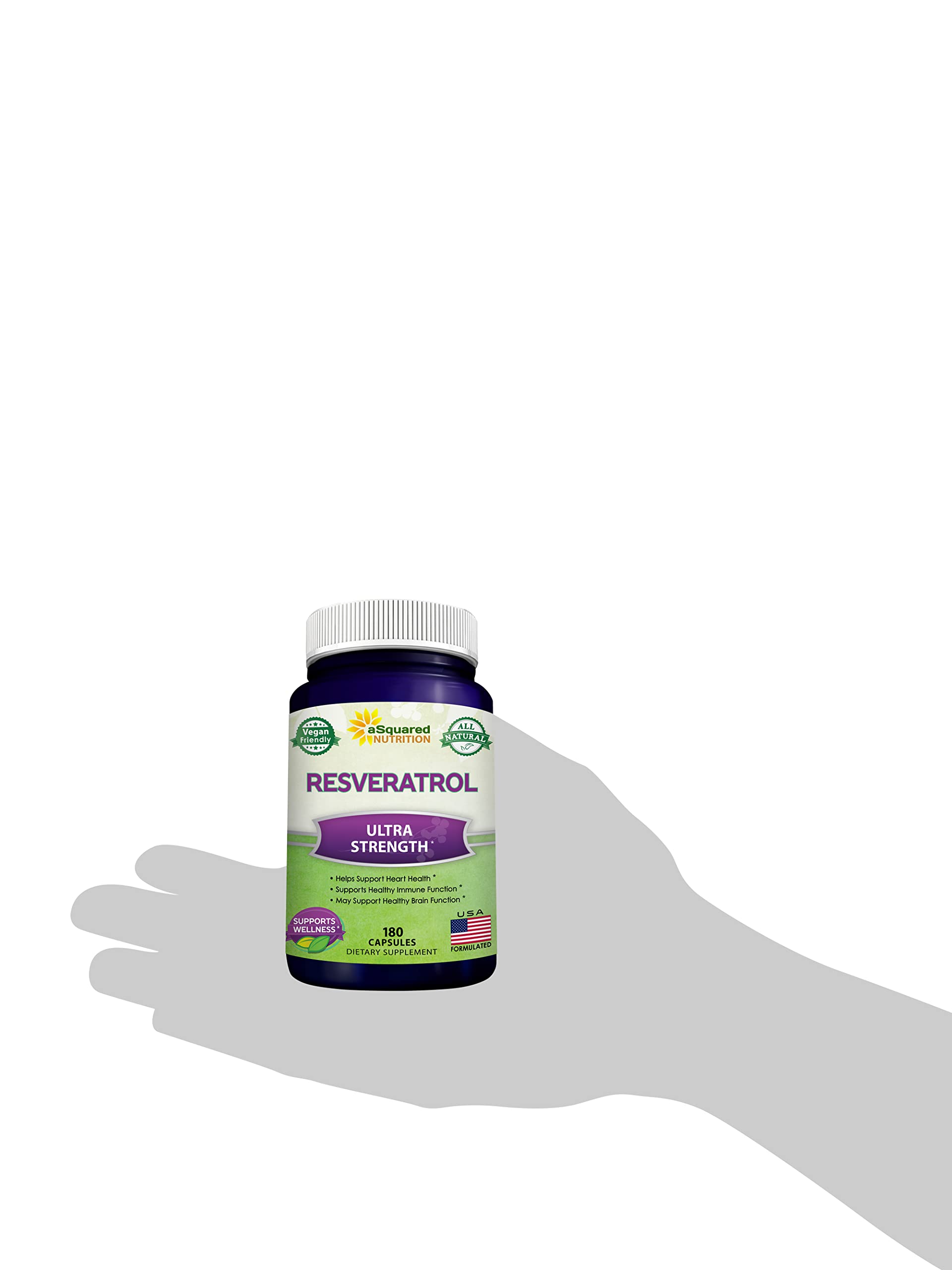 aSquared Nutrition close-up of bottle emphasizes purity and vegan-friendly formula