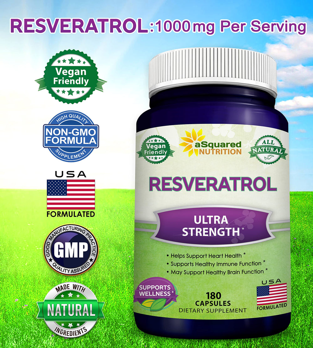 aSquared Nutrition vegan formulation emphasizes plant-based resveratrol without fillers