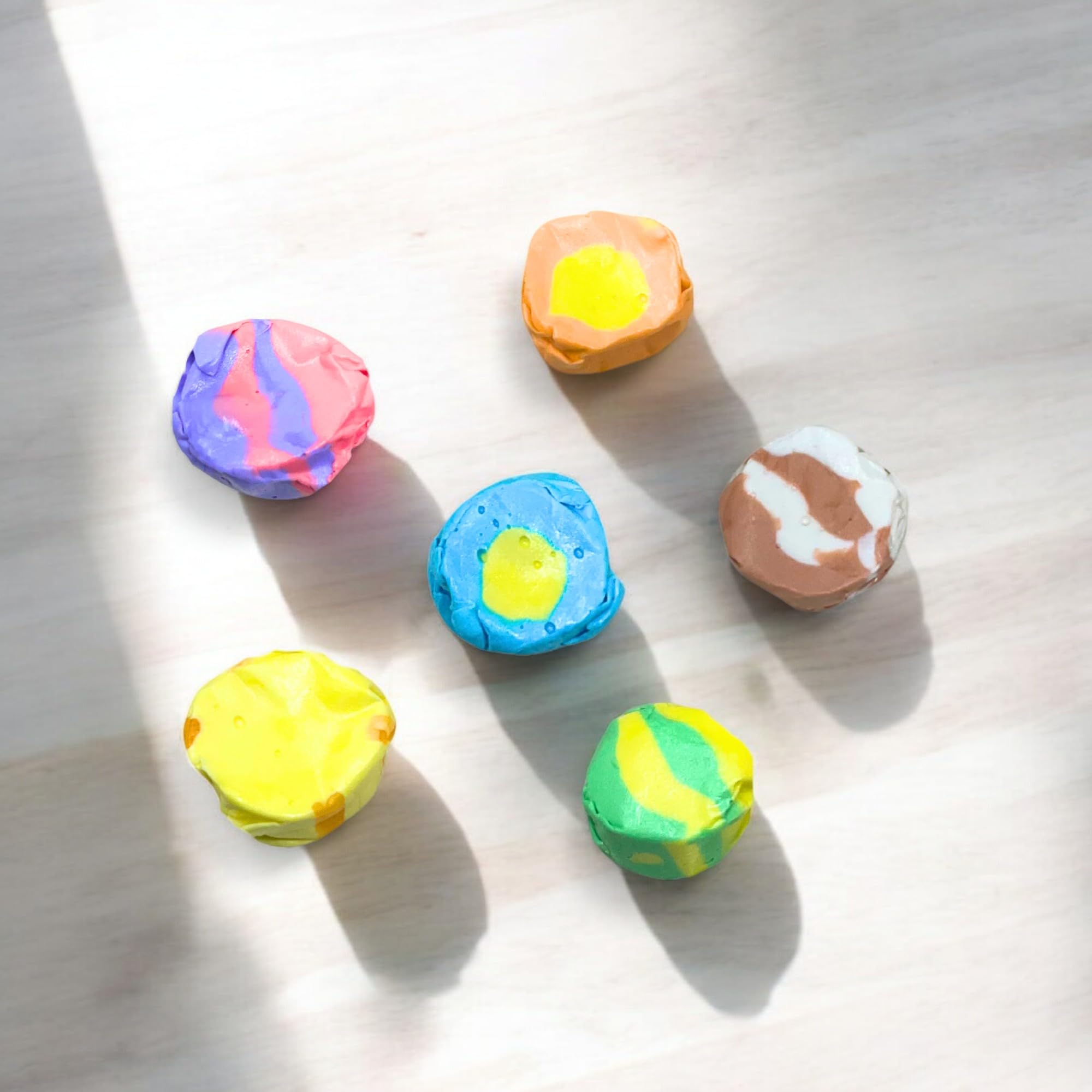 Assortit Easter tropical taffy passion-fruit pieces, tangy-sweet bites for breaks.