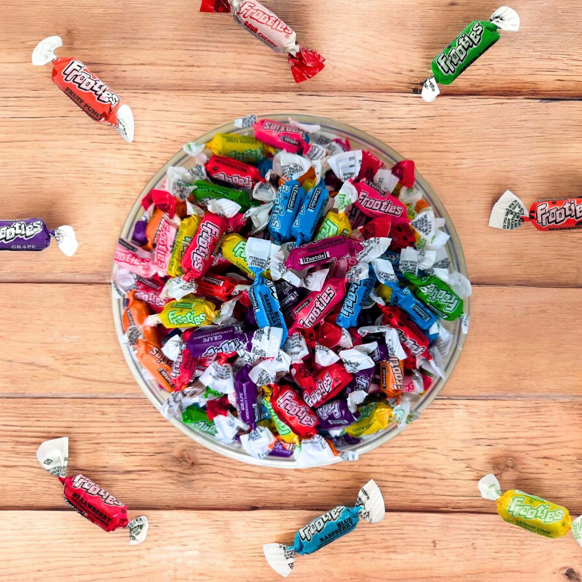 Assortit fruity flavors lineup including Mango and Watermelon for festive snacking