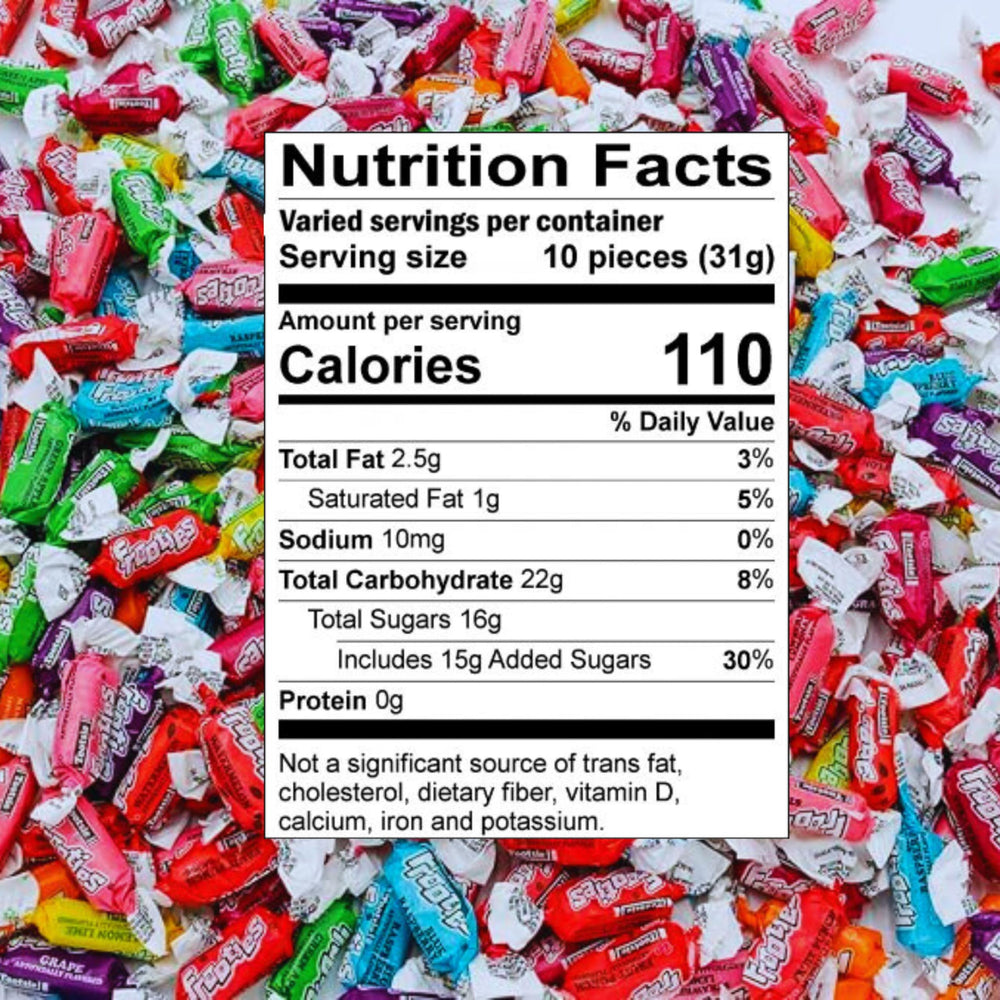 Assortit Tootsie Frooties individually wrapped candies ensure freshness for sharing