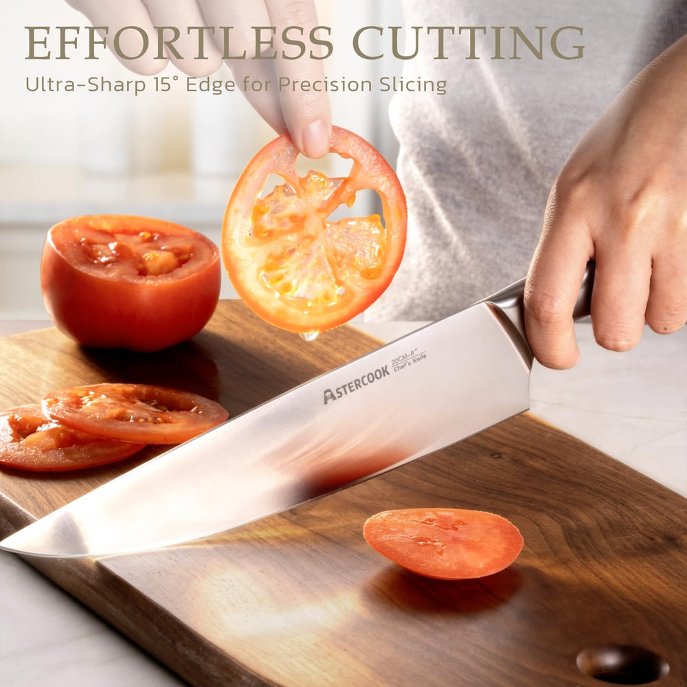 Astercook 3.5-inch paring knife for precise, small prep.