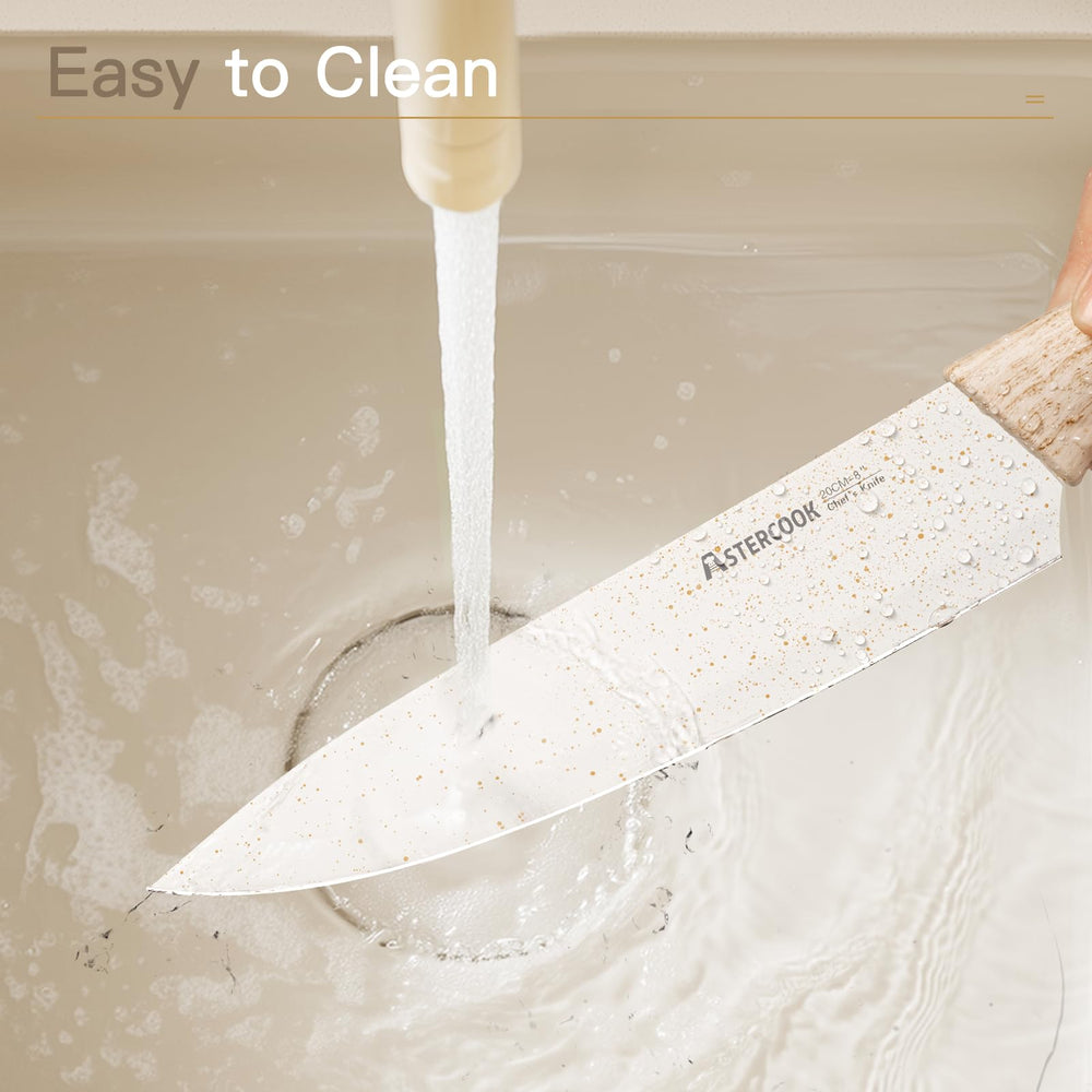 Astercook knife set 3.5-inch paring knife for delicate peeling and mincing