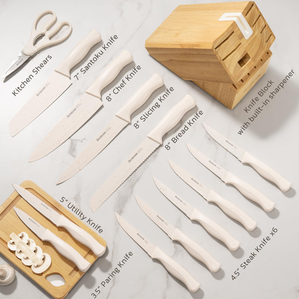Astercook 7-inch Santoku knife versatile for chopping and mincing