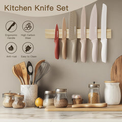 Astercook 7-inch Santoku knife for chopping and dicing tasks
