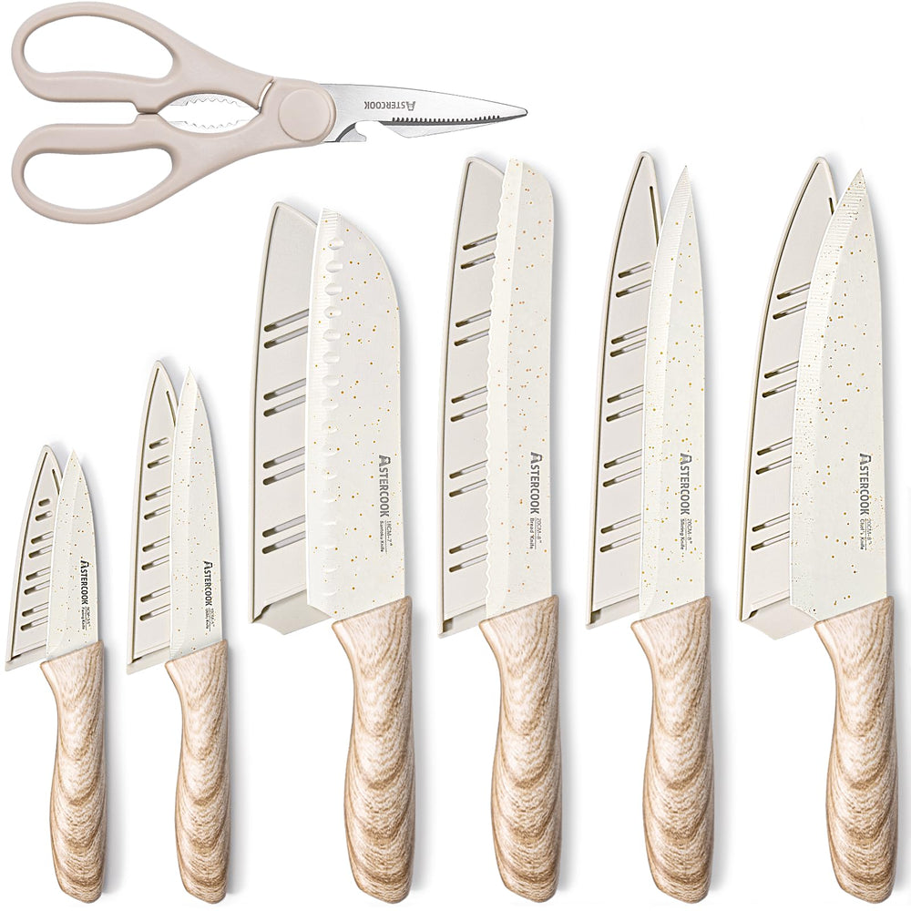 Astercook knife set 8-inch chef knife for precise kitchen prep and versatile use