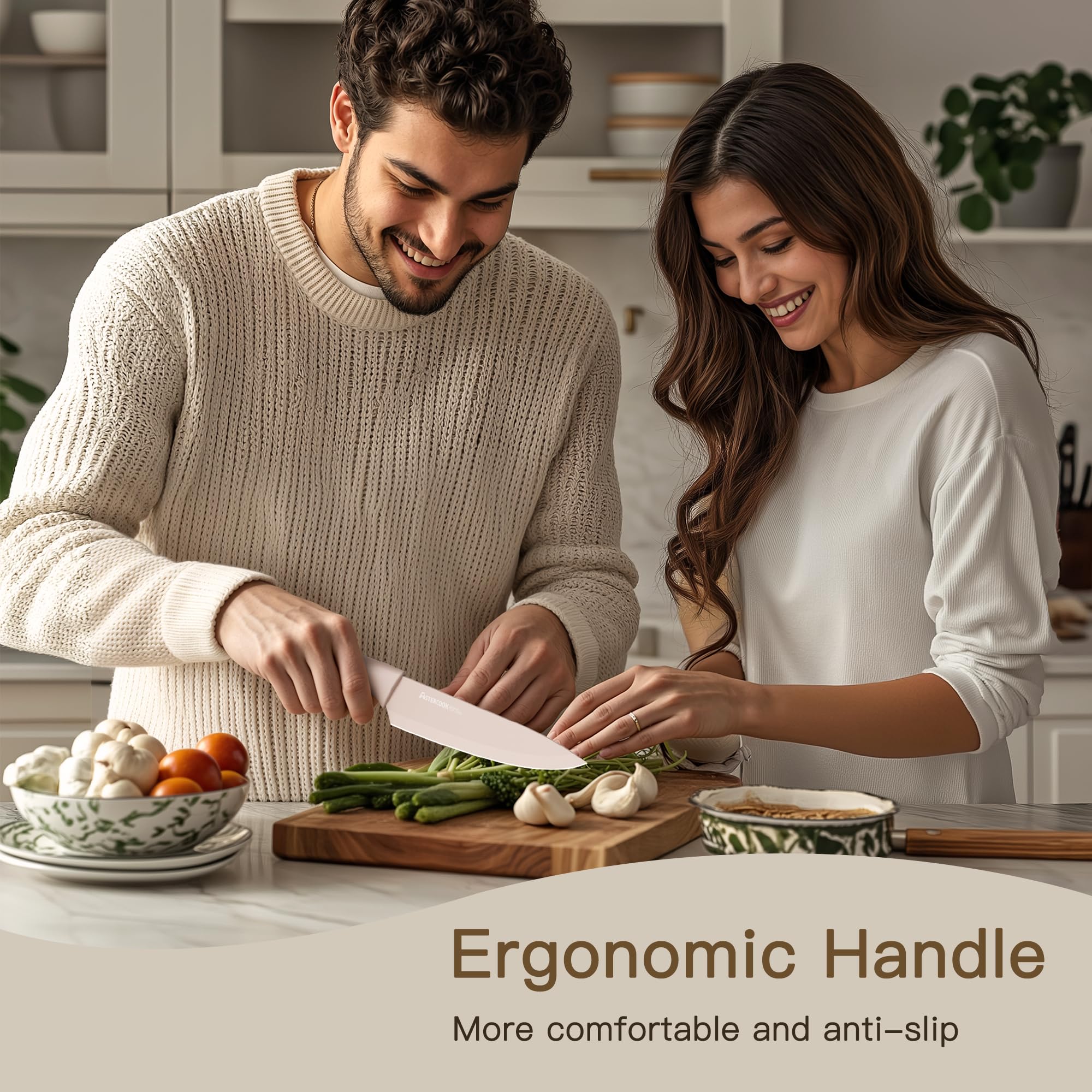 Astercook 8-inch slicing knife ready for daily prep