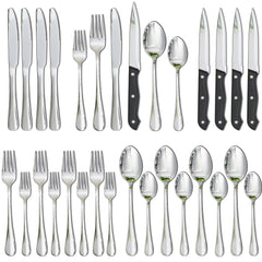 Astercook 24-piece silverware set full display for daily family meals