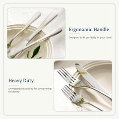 Astercook steak knives close-up showing serrations for clean cuts
