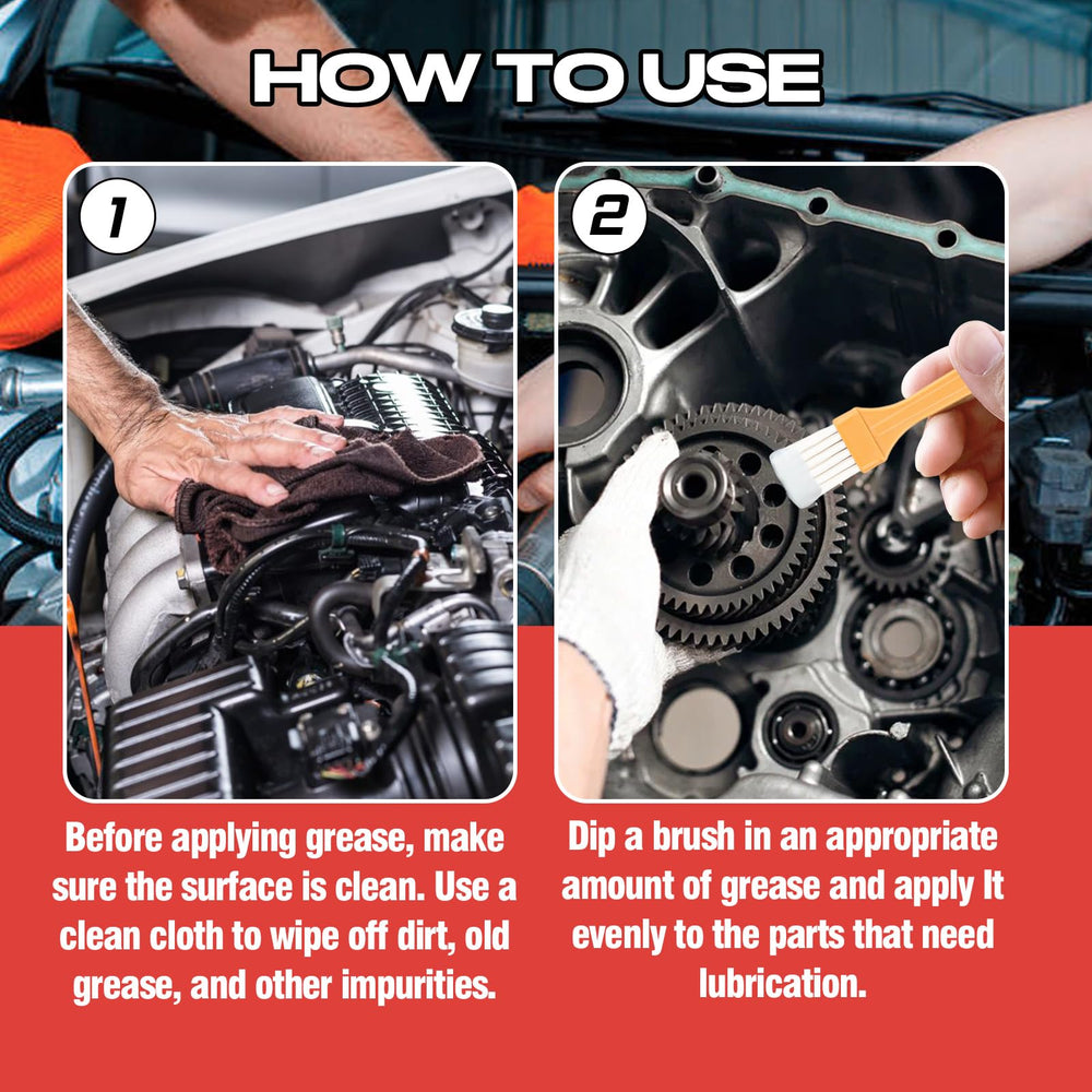 AstraVox White Lithium Grease withstands heat in harsh environments, maintaining performance
