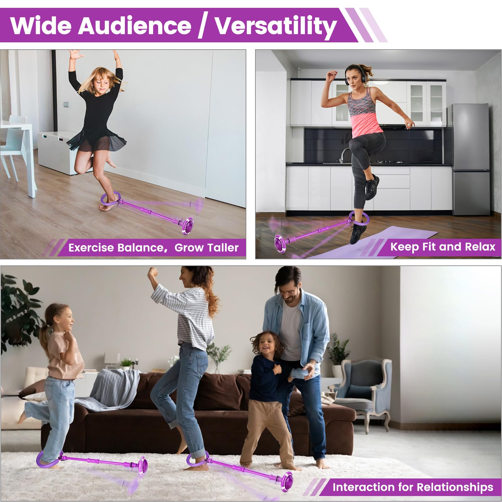 Astrell Skip Ball works indoors or outdoors for versatile fun.