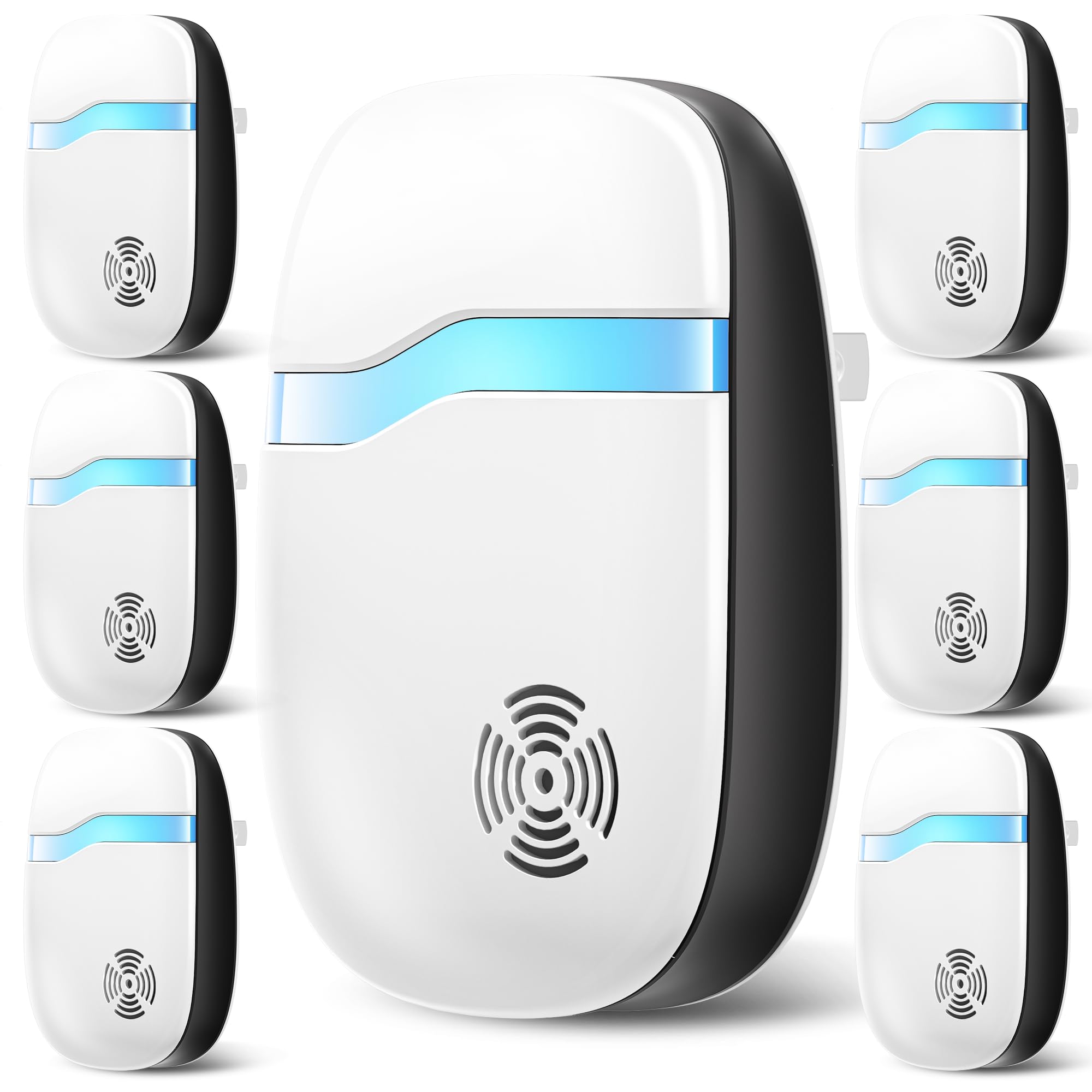 Asukin 2026 ultrasonic repeller front view helps deter pests without noise
