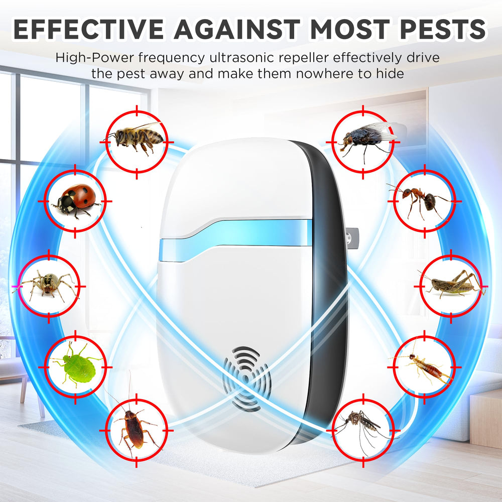 Asukin 2026 ultrasonic repeller plug-in design keeps homes pest-free without batteries