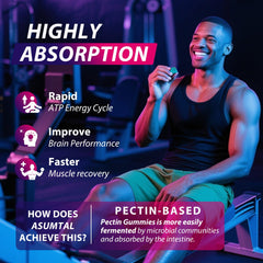 Asumtal Creatine Monohydrate Gummies preworkout-use shows energy-boosting option.