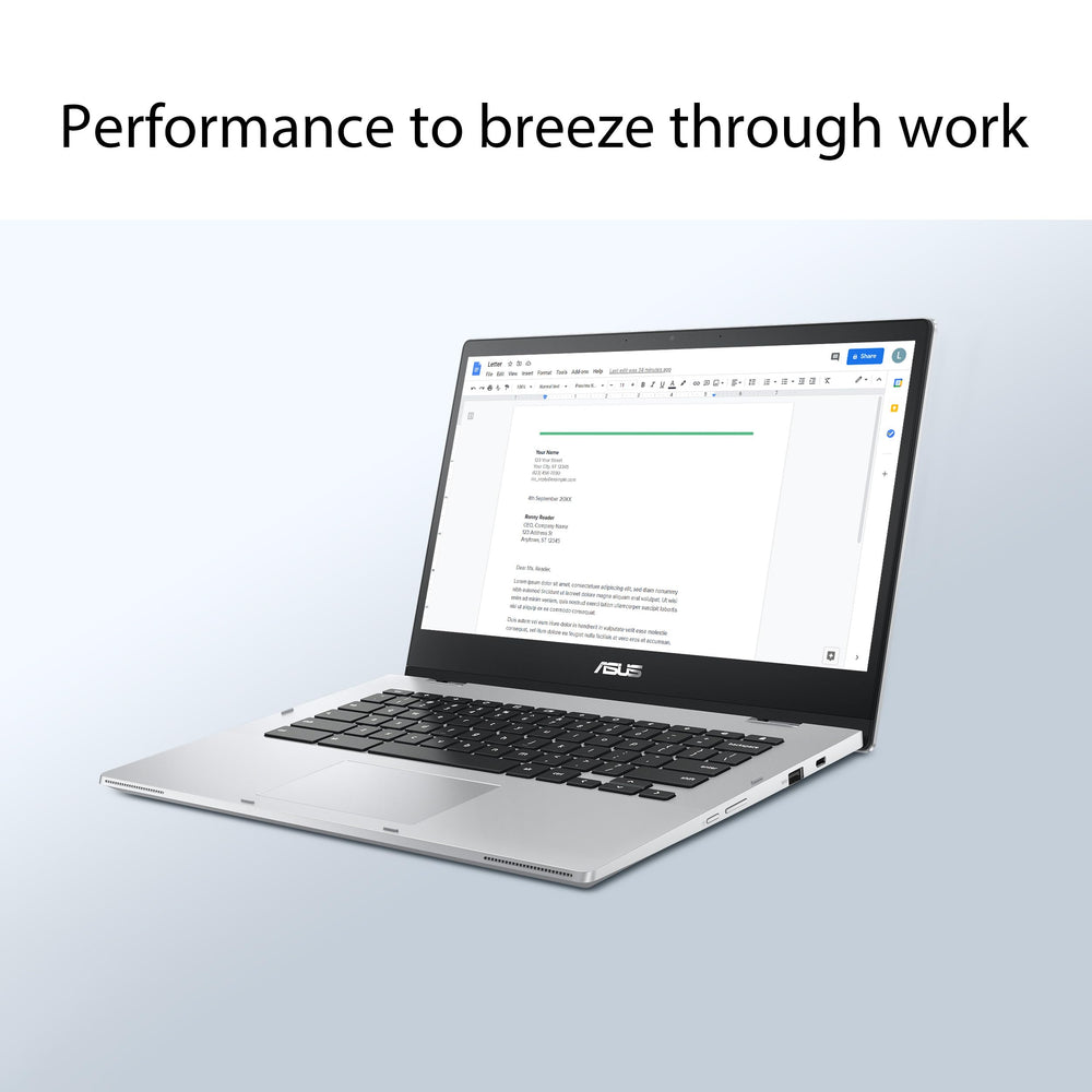 ASUS Chromebook Flip CX1 ships with 128GB eMMC and 8GB RAM for responsive performance