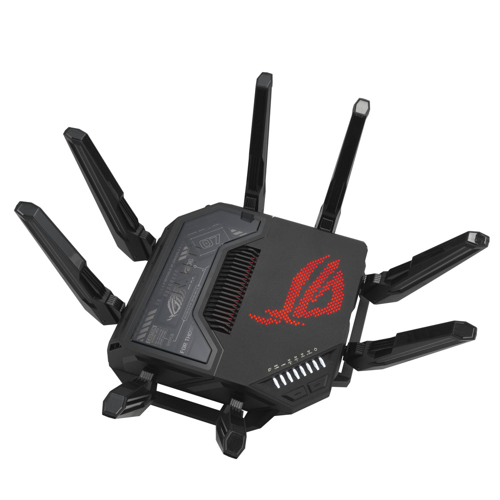 ASUS ROG Rapture GT-BE98 Pro dual 10G ports enable high-speed wired gaming.