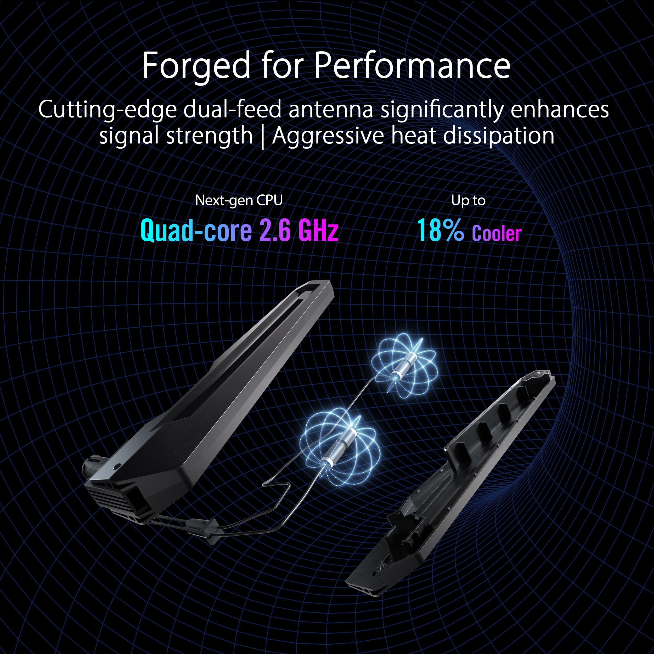 ASUS ROG Rapture GT-BE98 Pro quad 2.5G ports expand wired device support.