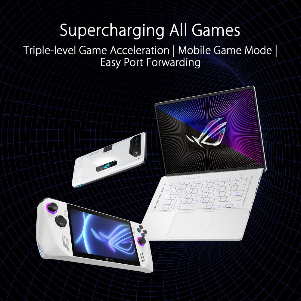 ASUS ROG Rapture GT-BE98 Pro triple-level game acceleration prioritizes gaming traffic.