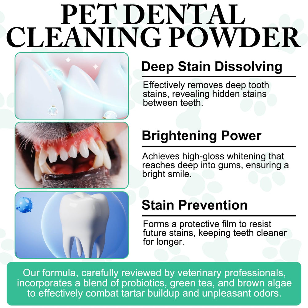 asusxcli dog dental powder in bowl with dog meal