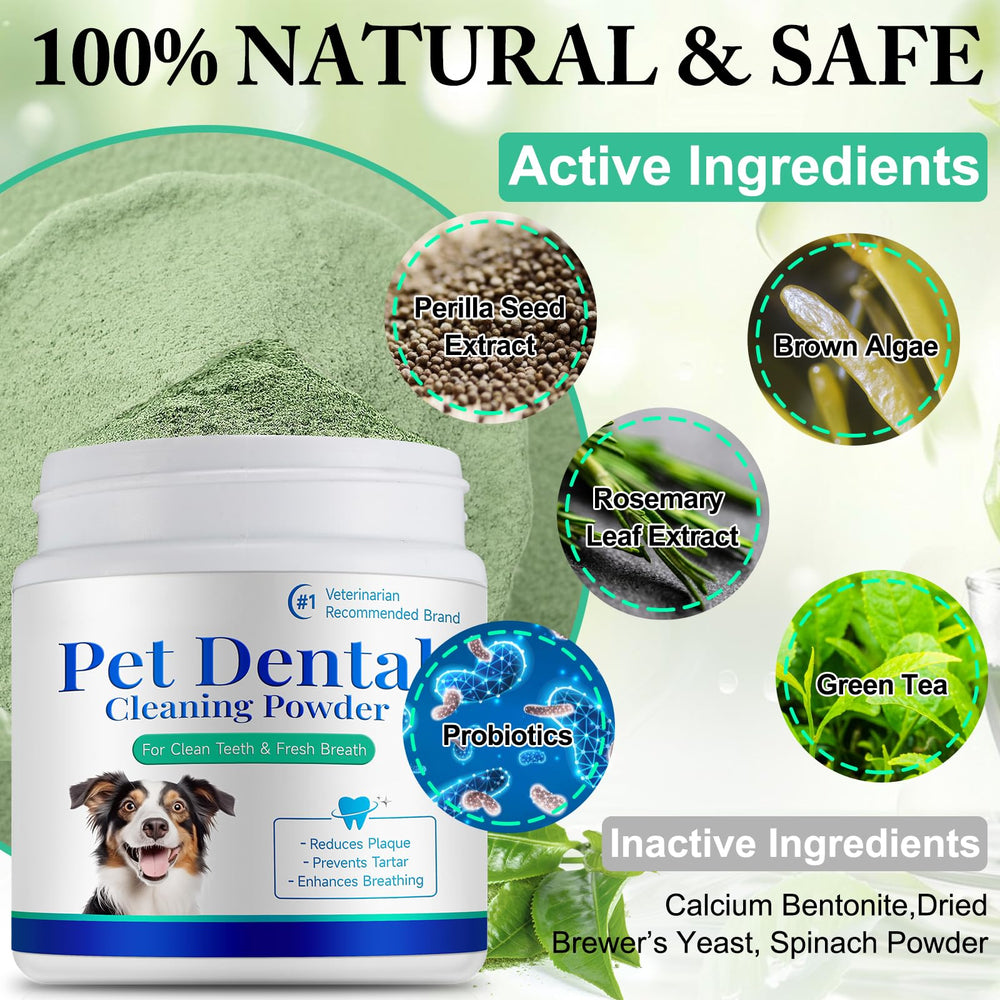asusxcli dog dental powder texture closeup highlights powder for easy daily use