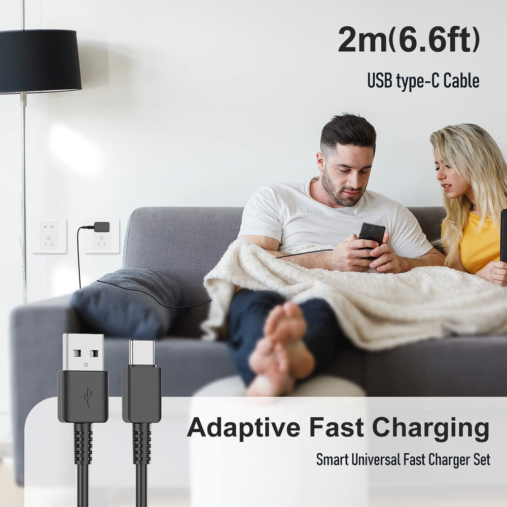 Aszpbydz 6.6 ft cable ideal for home, office or travel.