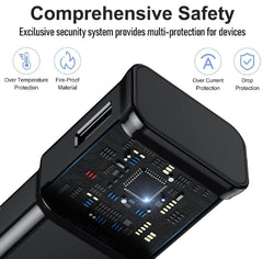 Aszpbydz fast charging USB-C cable 6.6 ft enables quick Samsung power ups.
