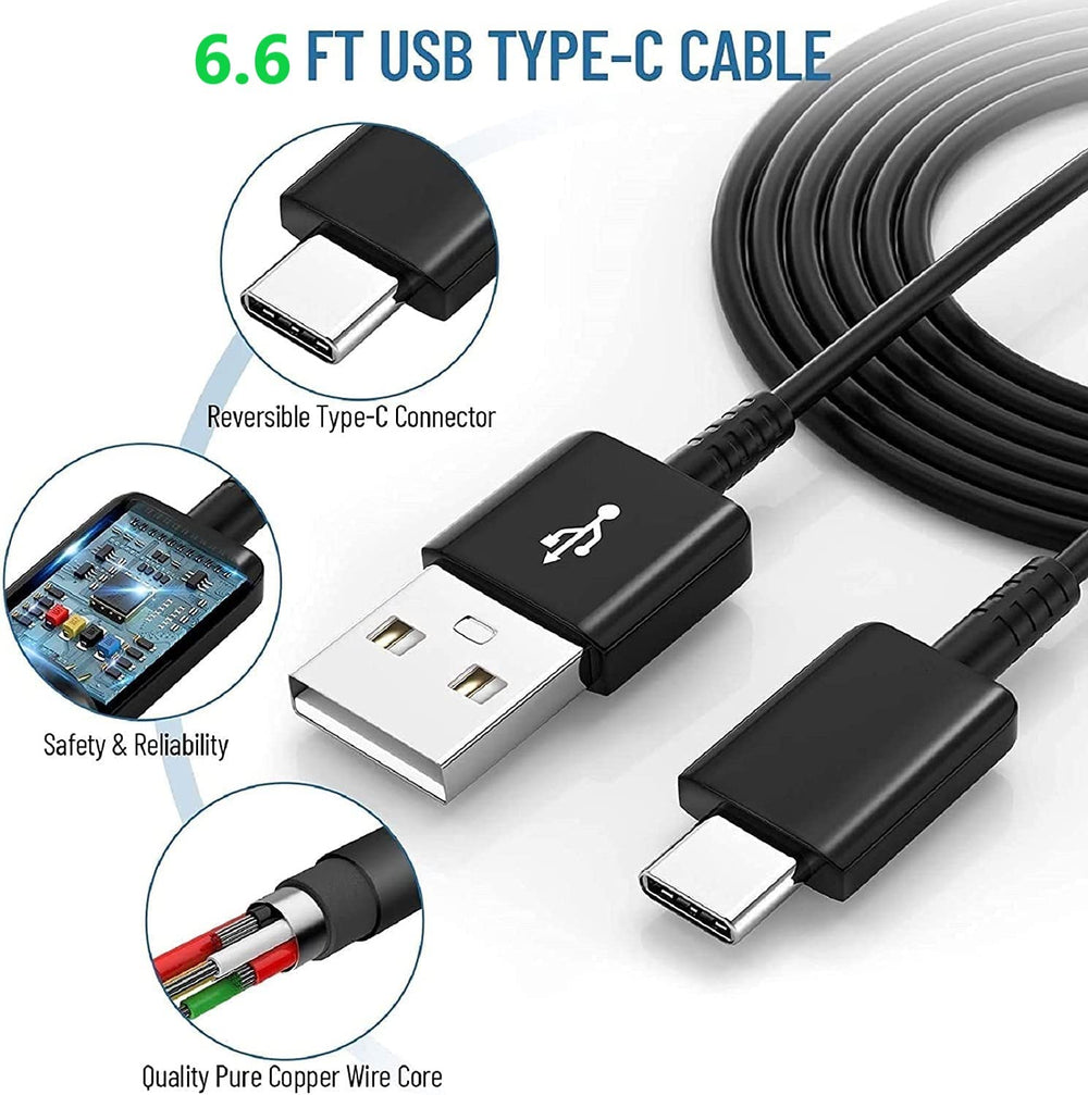 Aszpbydz Samsung compatible USB-C charger with safety safeguards.