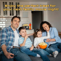 At-The-Movies-Popcorn topping used with popcorn machine delivers cinema-style taste.