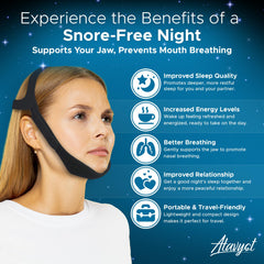 Atavyst adjustable design fits various head sizes for stable nightly comfort.