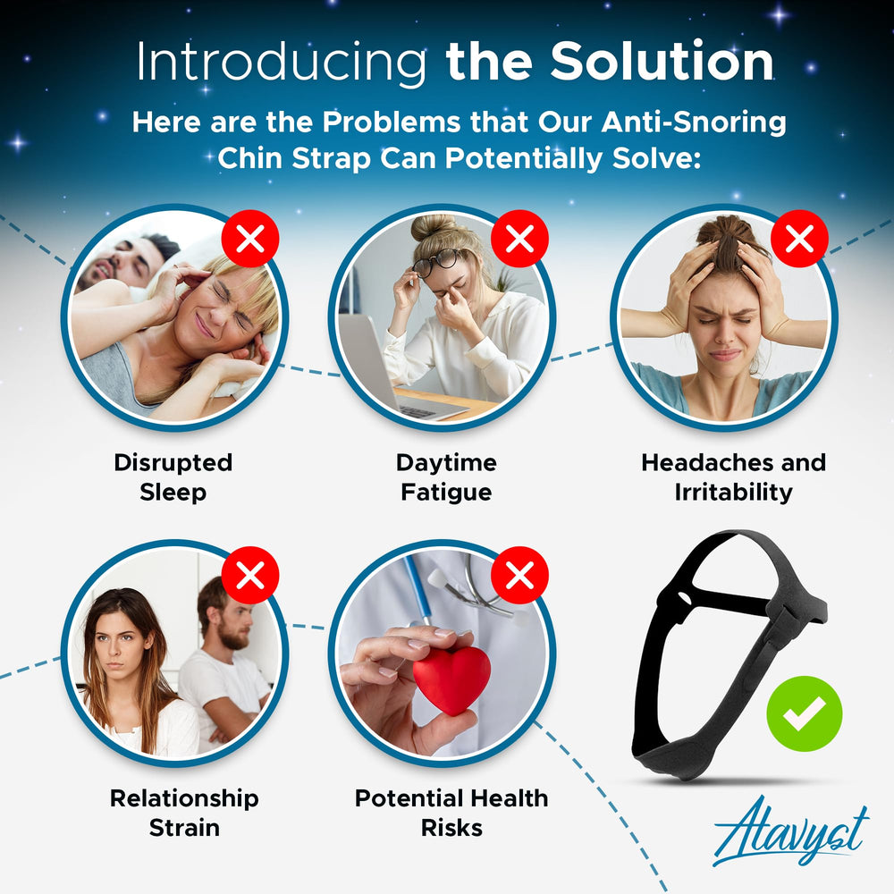 Atavyst comfort-focused strap reduces irritation for a more relaxed sleep.