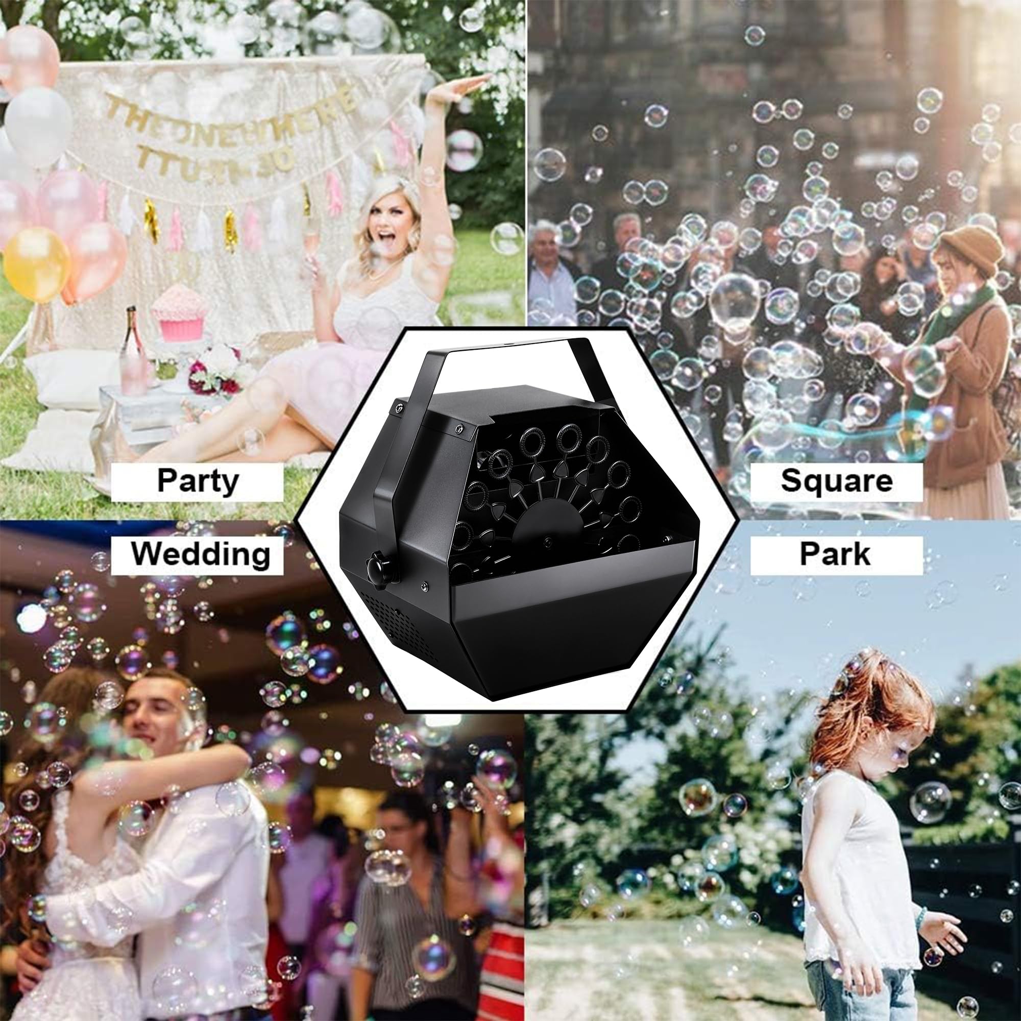 ATDAWN 1L tank detail emphasizes extended runtime during celebrations.