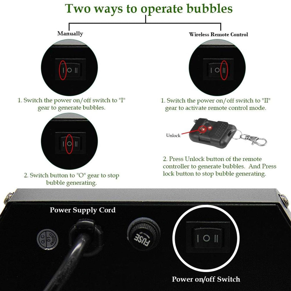 ATDAWN portable handle design enables easy transport to parties.