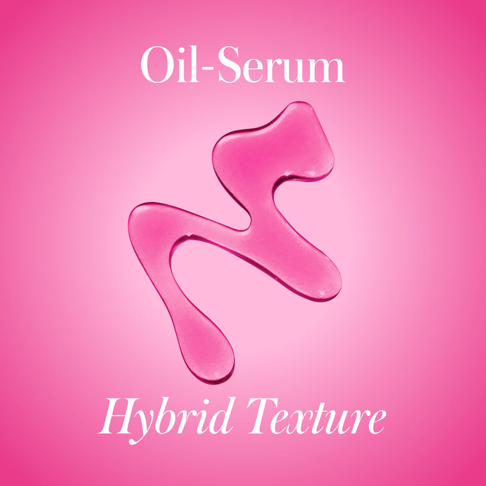 Athena Club Glossy Shave Oil Super Pink scent evokes tropical paradise.