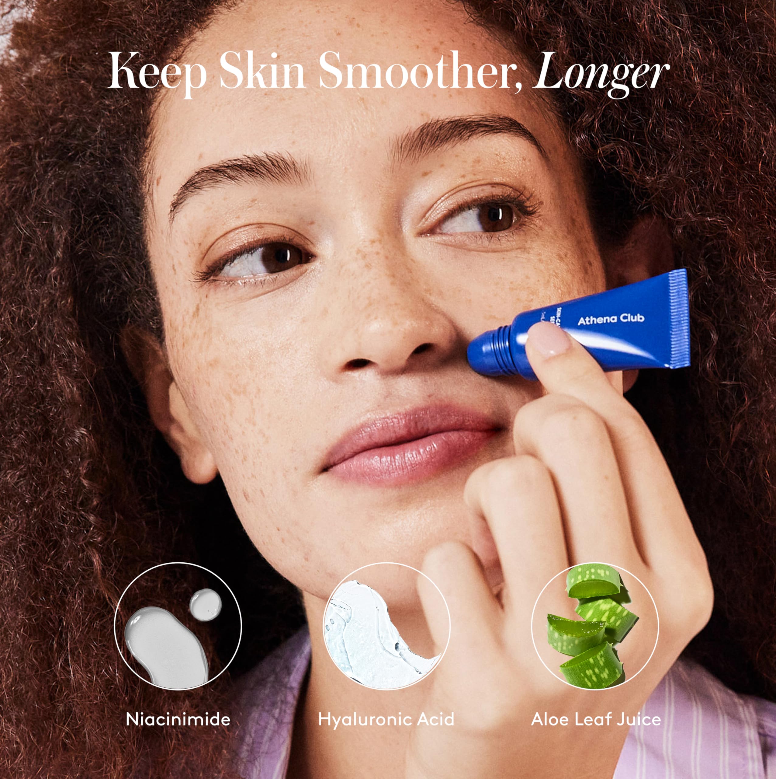 Athena Club strips are gentle enough for sensitive skin.