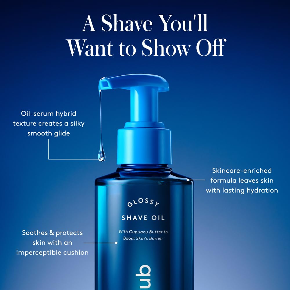 Athena Club Shave Oil Cosmic Flower scent evokes calming, luxurious shower experience.