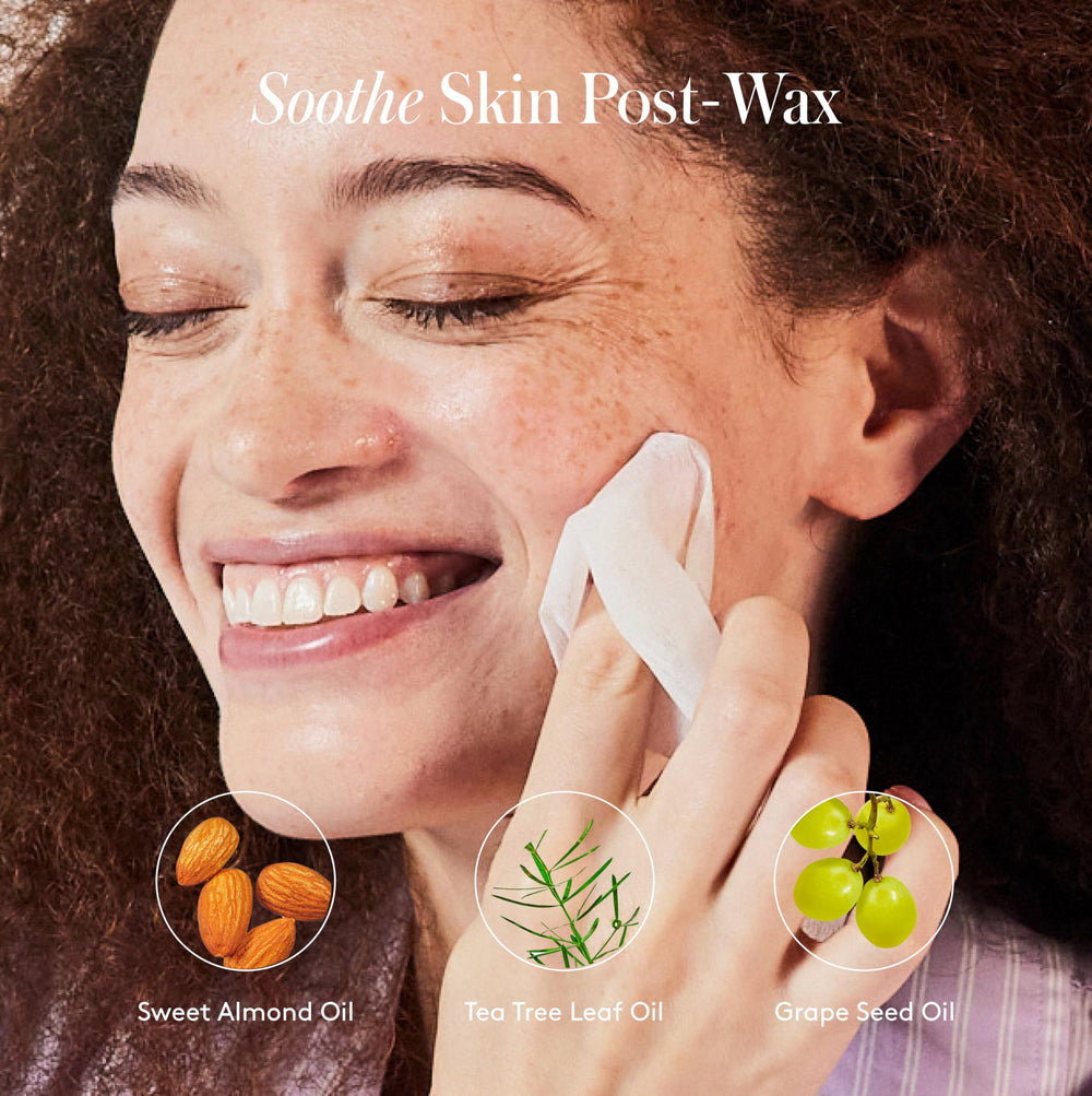 Athena Club vegan wax formula uses plant-based wax.