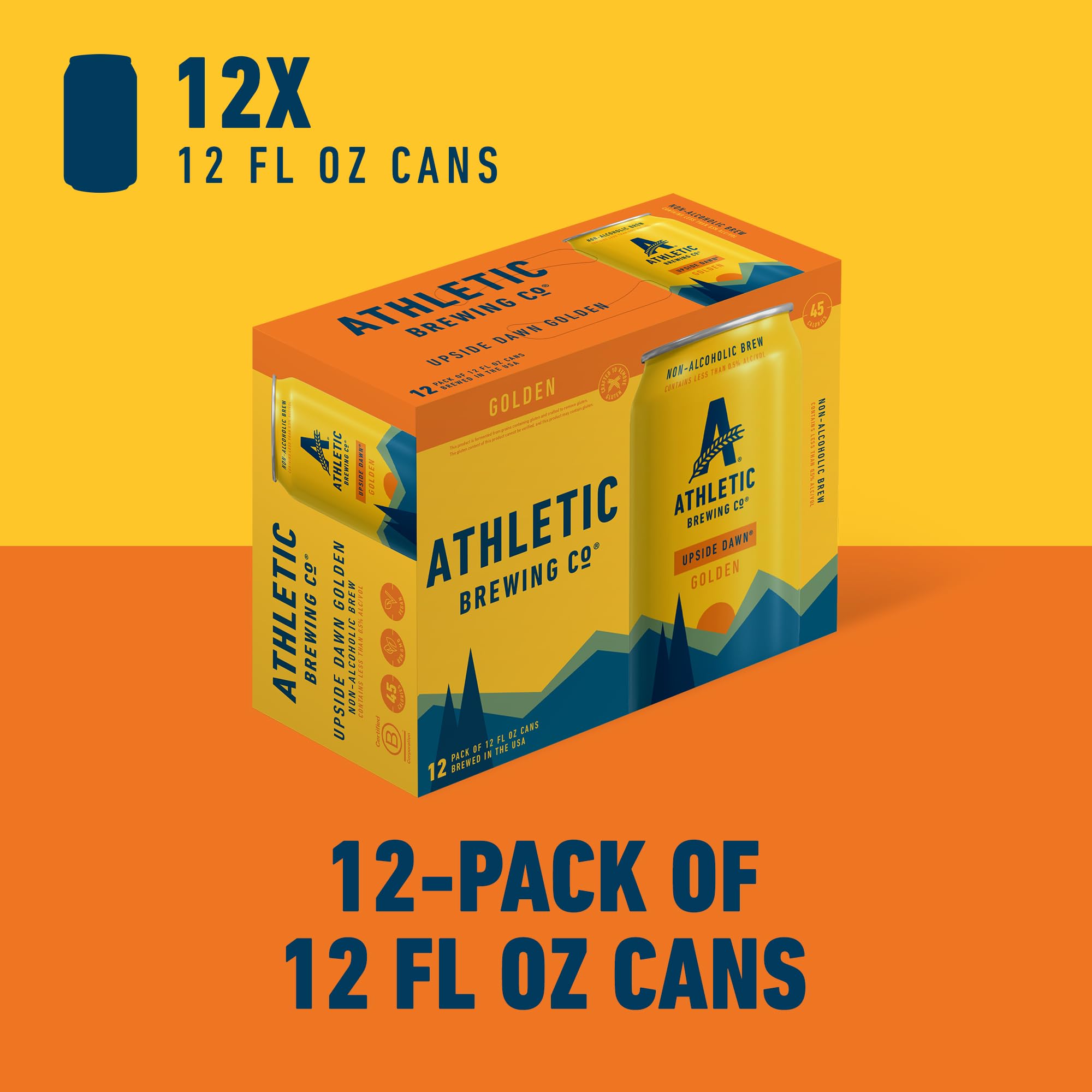 12-pack box and cans arranged for convenient on-the-go enjoyment.
