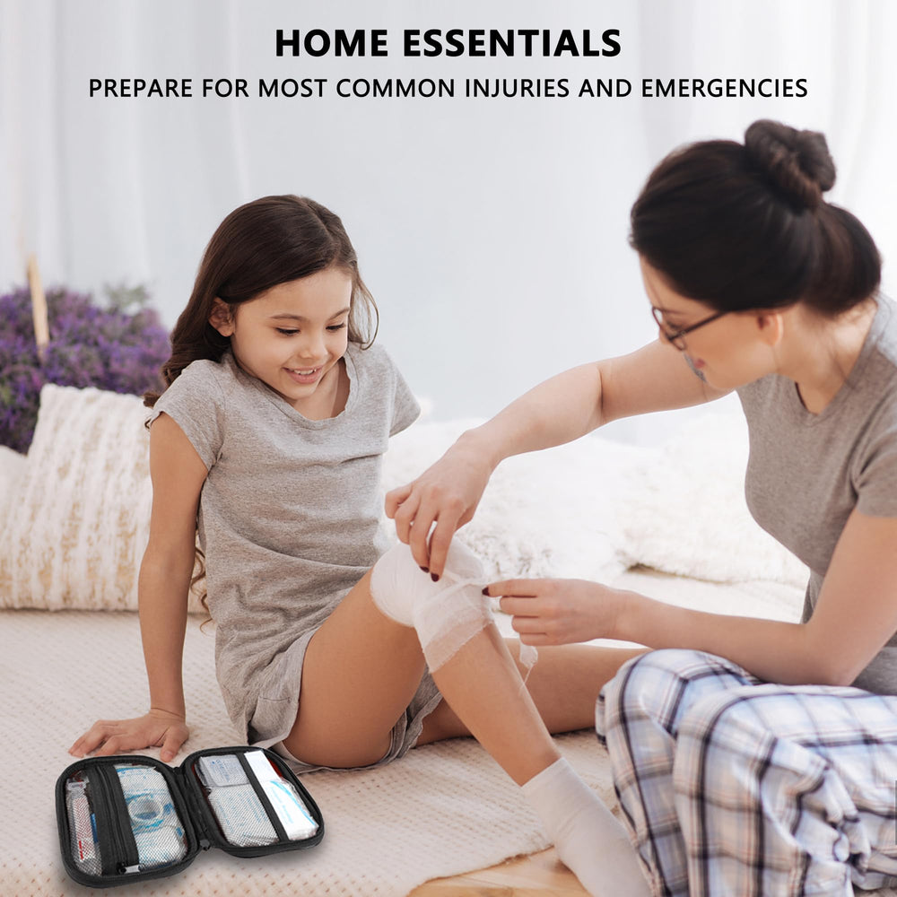 Atickyaid mini first aid kit car-travel use in a vehicle