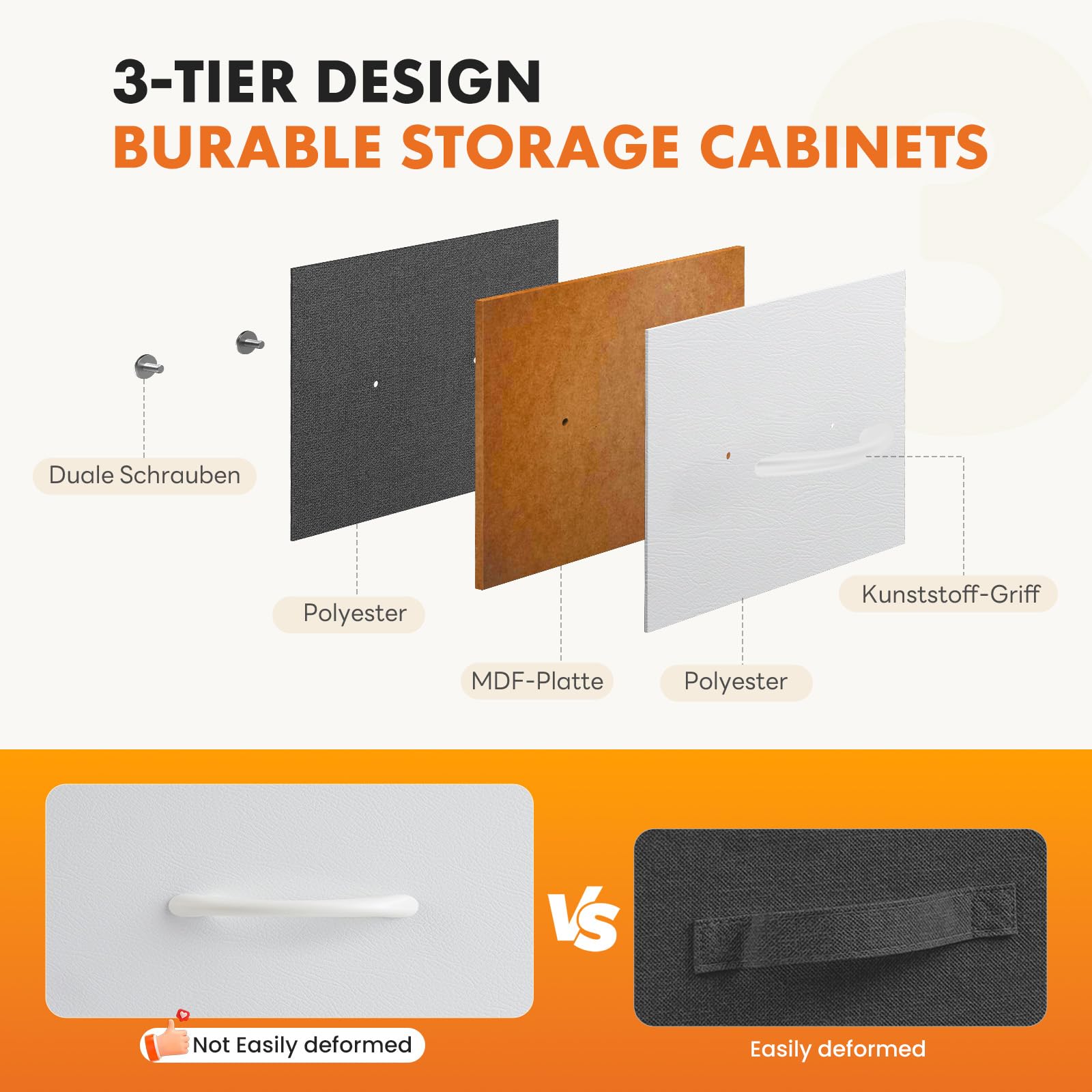 Atilioo dresser assembly guide makes setup quick and simple.