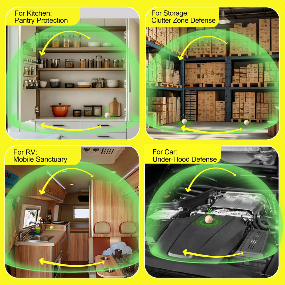 Atindirey garage-attic rodent-deterrent balls for storage areas