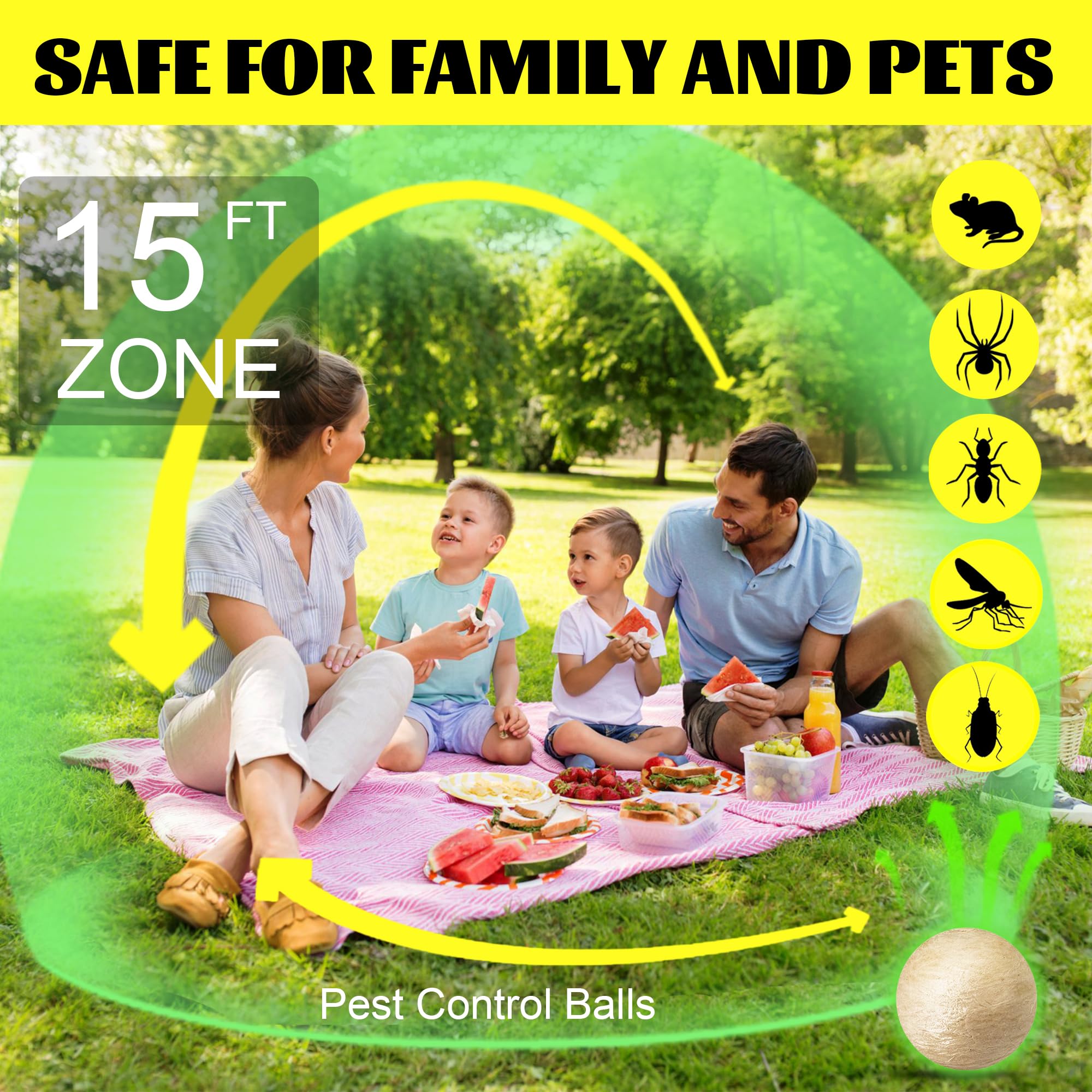 Atindirey pet-safe ball safe around kids and pets.