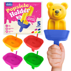 ATJATJ drip-free popsicle holders in action for mess-free snacking