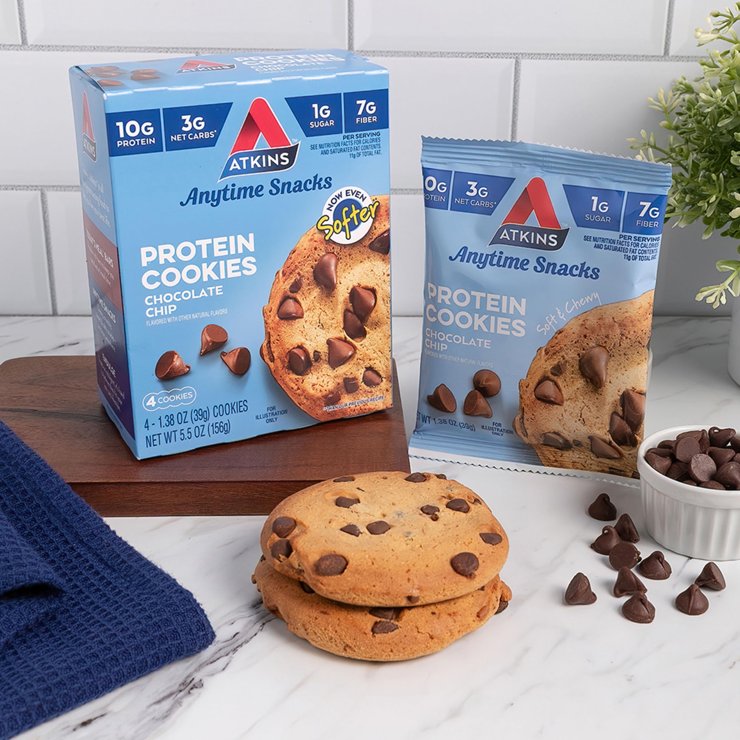 Cookie in a lunchbox, perfect mid-day protein kick.