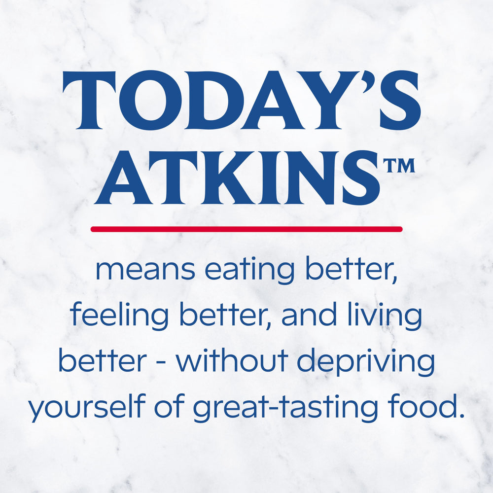 Atkins Creamy Chocolate Coconut Shake on-the-go bottle ready to fuel workouts and commutes.