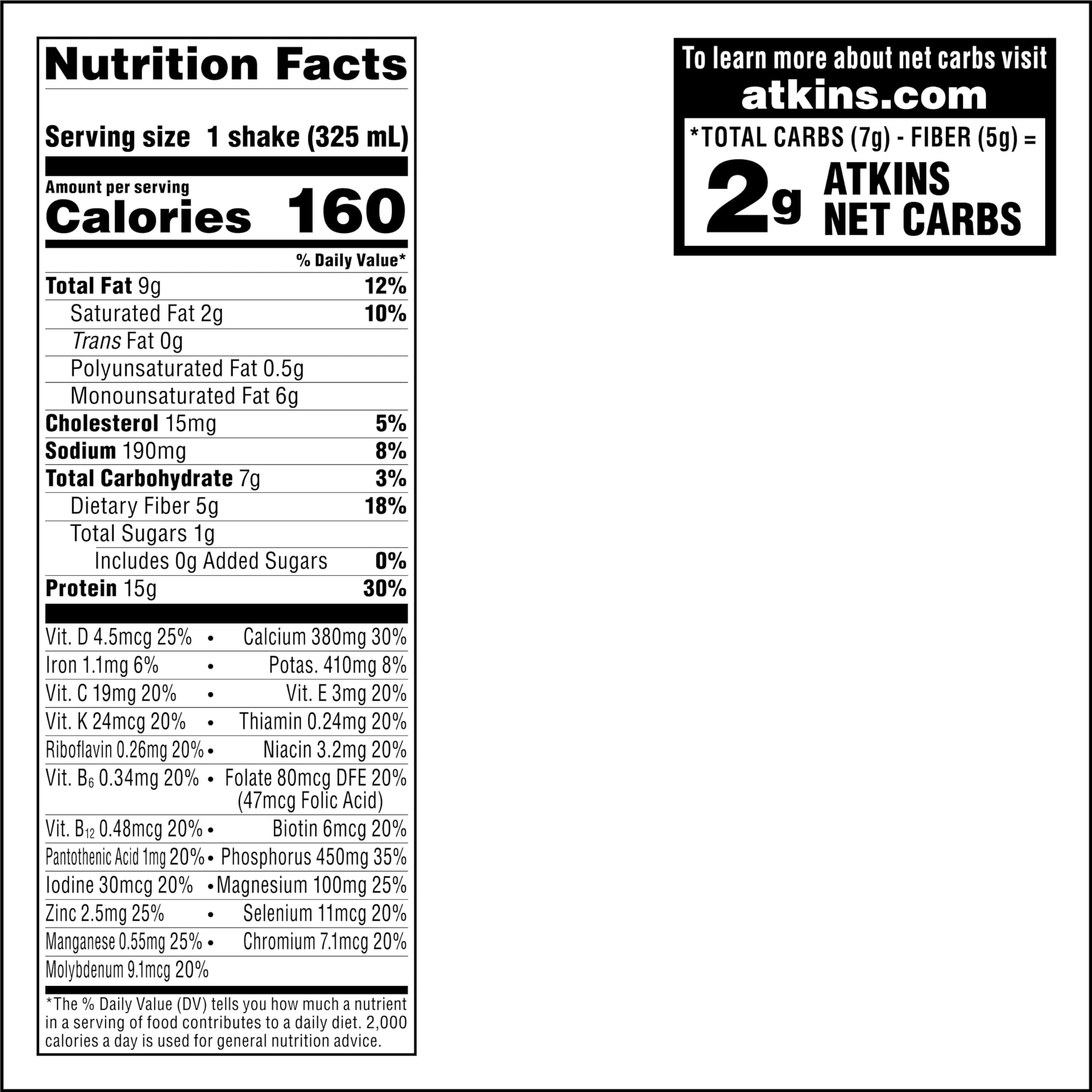 Atkins Creamy Cinnamon Swirl on-the-go bottle, easy breakfast or snack