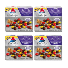 Atkins Endulge box showing convenient packs for on-the-go snacking.